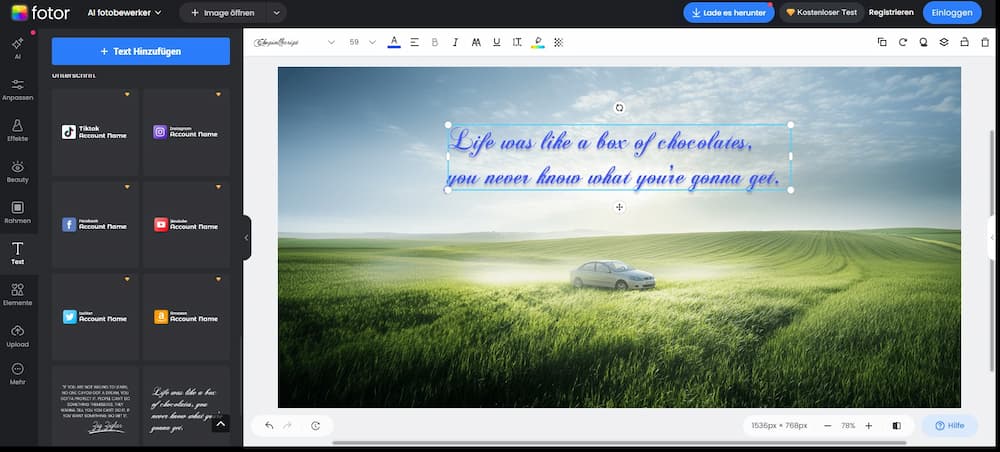 Fotor UI